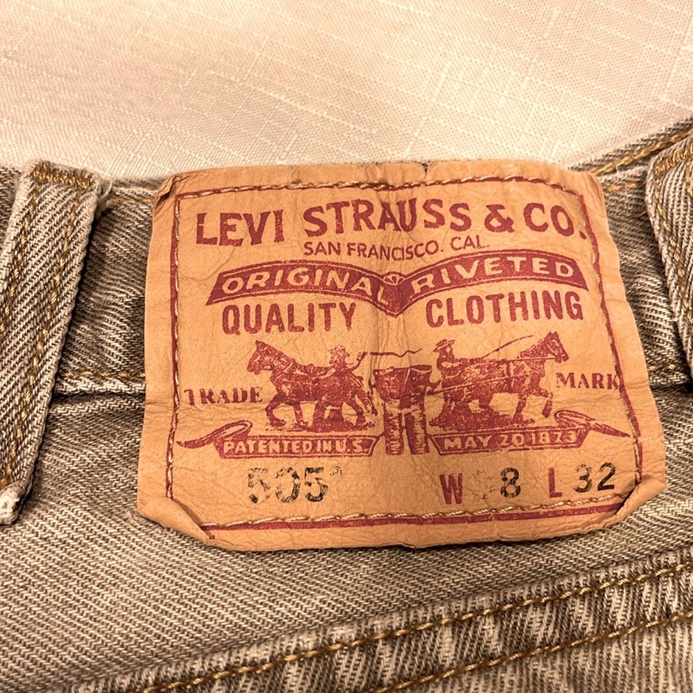 LEVIS 505 MENS JEANS W38 - L32 - Picture 3 of 13